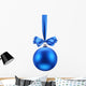 Christmas Blue Ball Festive Wall Decal