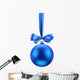 Christmas Blue Ball Festive Wall Decal