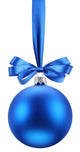 Christmas Blue Ball Festive Wall Decal