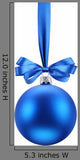 Christmas Blue Ball Festive Wall Decal