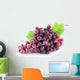 Grape Cluster with Leaves Wall Decal
