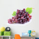 Grape Cluster with Leaves Wall Decal