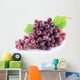 Grape Cluster with Leaves Wall Decal