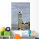 Seagull Ocean with Hotels Wall Decal
