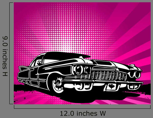 Old Vintage Car Modern Wall Decal