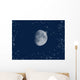 Moon and Stars Wall Decal