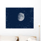 Moon and Stars Wall Decal