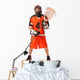 Lacrosse Player Wall Decal