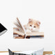 Little Cat Read Book Wall Decal