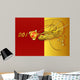 Golden Dragon Wall Decal