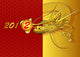 Golden Dragon Wall Decal