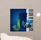 Abstract Jazz Music Wall Decal