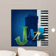 Abstract Jazz Music Wall Decal