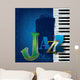 Abstract Jazz Music Wall Decal