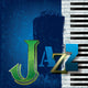 Abstract Jazz Music Wall Decal