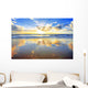 Spectacular Golden Ocean Sunrise Wall Decal