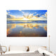 Spectacular Golden Ocean Sunrise Wall Decal