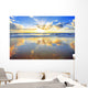 Spectacular Golden Ocean Sunrise Wall Decal