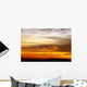 Lanscape Silhouette Sunset Wall Decal