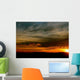 Lanscape Silhouette and Dark Sky Sunset Wall Decal