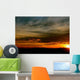 Lanscape Silhouette and Dark Sky Sunset Wall Decal