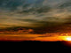 Lanscape Silhouette and Dark Sky Sunset Wall Decal