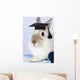 Rabbit Graduation Cap Wall Decal