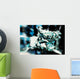 Car Engine Cross Processed Wall Decal