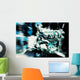 Car Engine Cross Processed Wall Decal