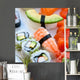 Assortment Sushi Sashimi California Wall Decal