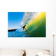 Surfer Wave Sunset Wall Decal