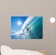 Surfer Blue Ocean Wave Wall Decal