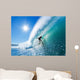 Surfer Blue Ocean Wave Wall Decal