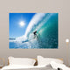 Surfer Blue Ocean Wave Wall Decal