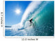 Surfer Blue Ocean Wave Wall Decal