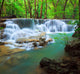 Deep Forest Waterfall Kanchanaburi Wall Decal