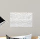 White Brick Wall Wall Decal