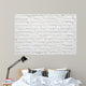 White Brick Wall Wall Decal