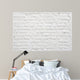 White Brick Wall Wall Decal
