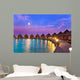 Island Ocean Maldives Night Wall Decal