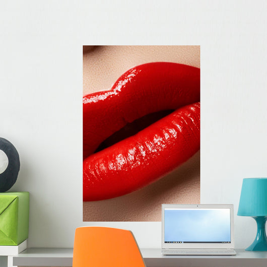 Lips with Bright Fashion Wall Decal