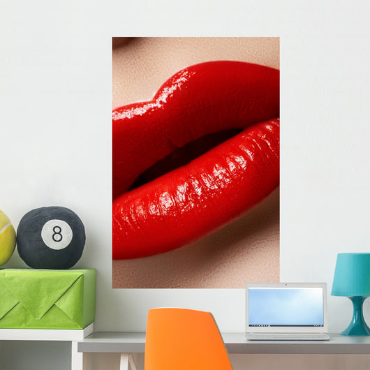 Lips with Bright Fashion Wall Decal