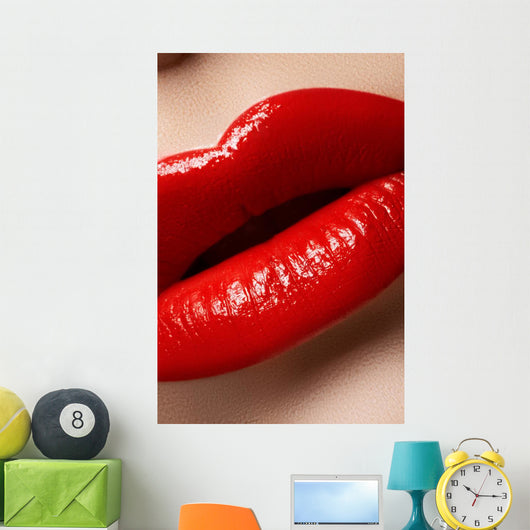 Lips with Bright Fashion Wall Decal