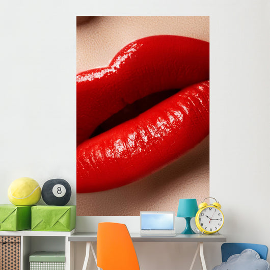Lips with Bright Fashion Wall Decal