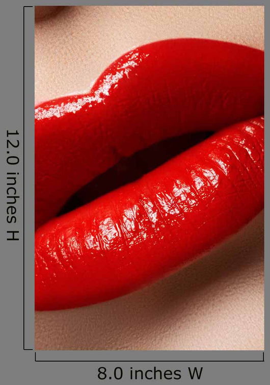 Lips with Bright Fashion Wall Decal