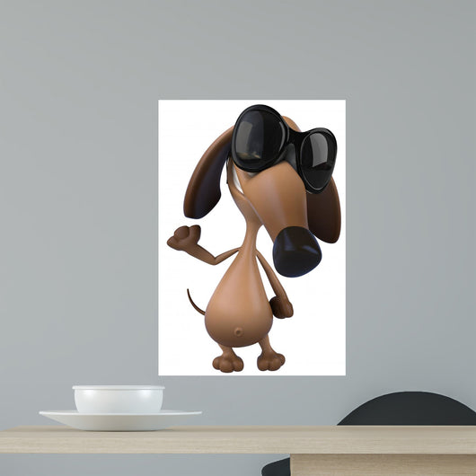 Cool Dog Wall Decal