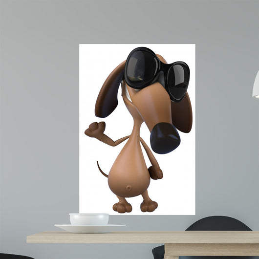 Cool Dog Wall Decal