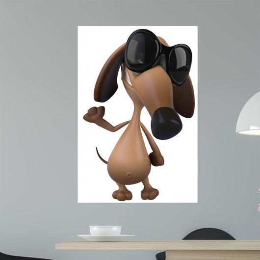 Cool Dog Wall Decal
