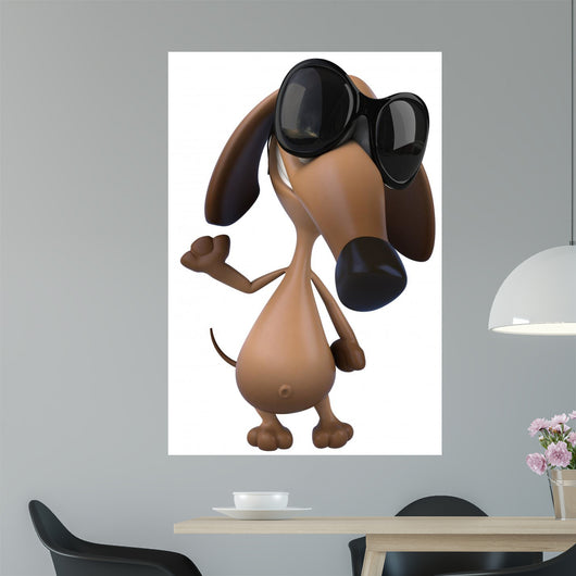 Cool Dog Wall Decal