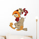 Cock Cartoon Wall Decal